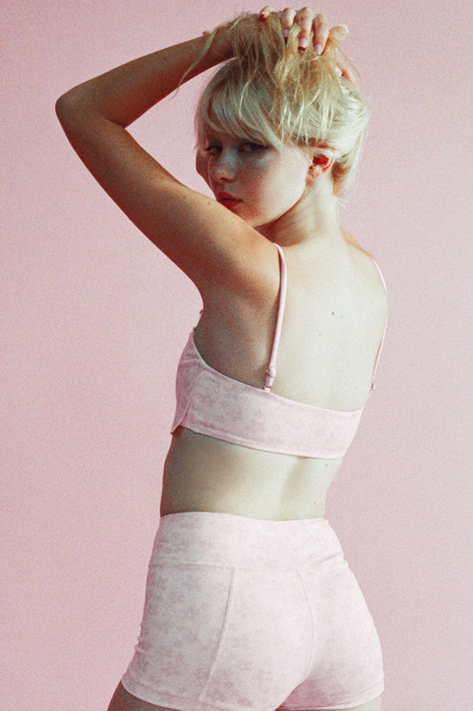 Product-Hover--Lydia Asymmetrical Floral Sports Bra Upsy Daisy