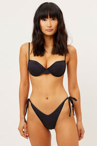 Maggie Black Underwire Bikini Top