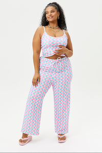 Michelle Low Rise Draw String Wide Leg Pants Sister Swirl Extended
