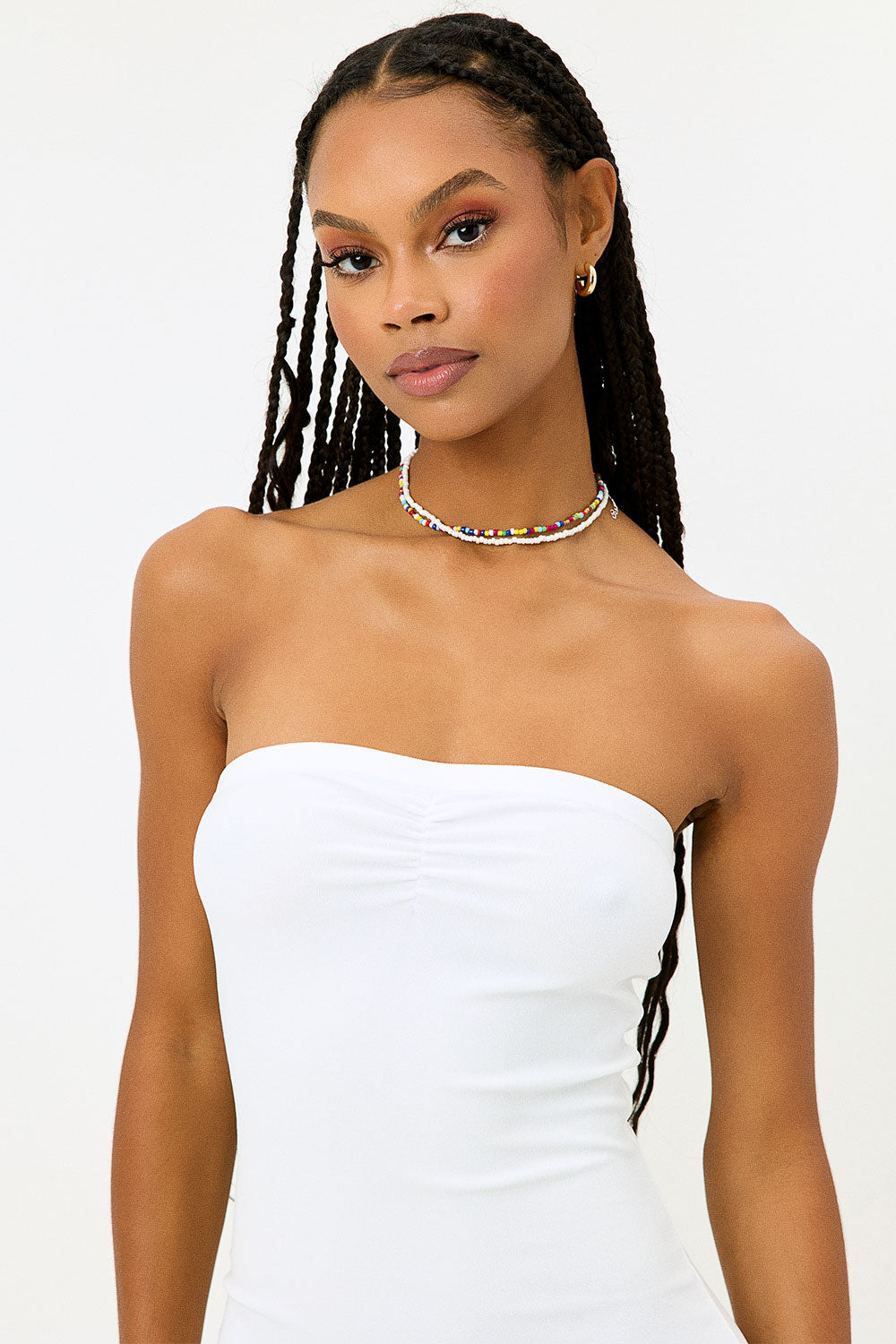 Palmer Terry Strapless Tube Dress