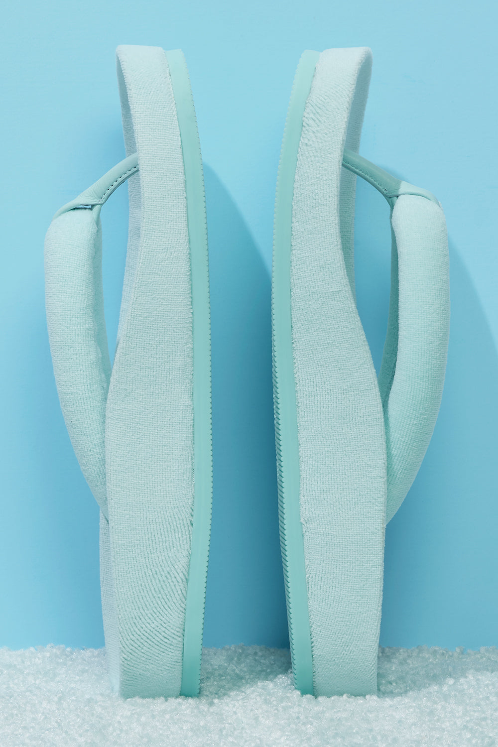 Puffer Padded Flip Flop - Baby Blue