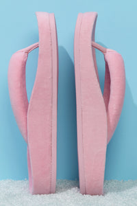 Puffer Padded Baby Pink Flip Flop