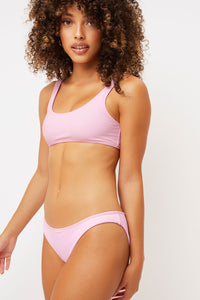 Shea Ribbed Love Pink Seamless Classic Coverage Bottom