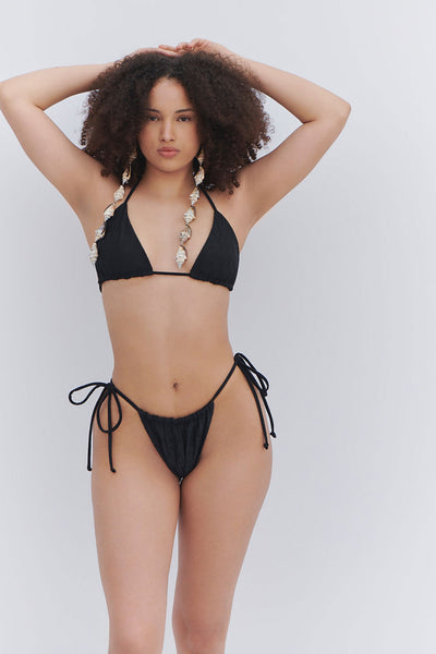 水着・ラッシュガード TIA Bikini Top& Bottom - black- RESELVES FrankiesBikinis-TiaTop-Black-