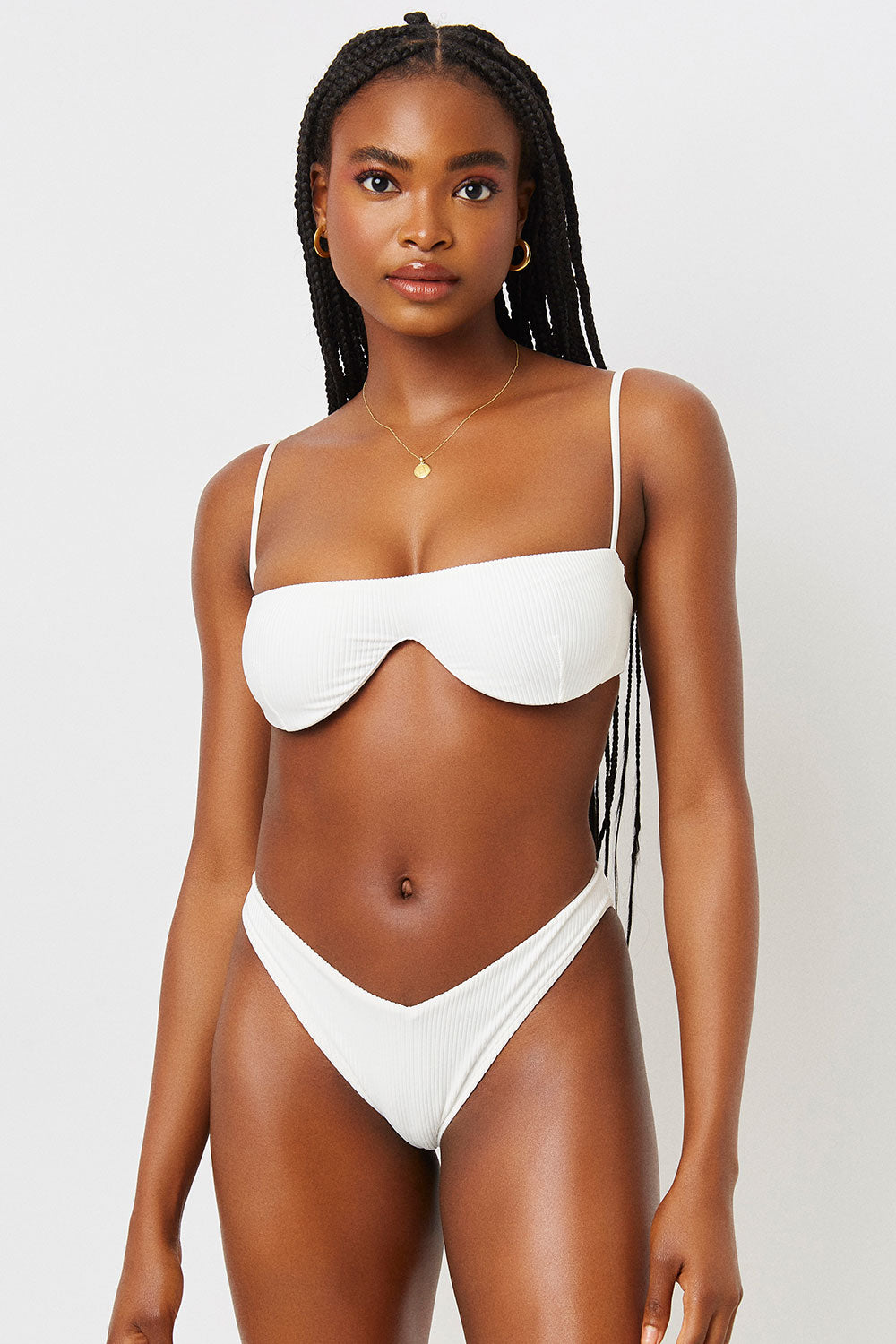Tolly Underwire Bikini Top - White
