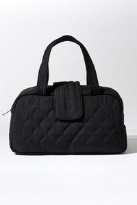 Venus Black Quilted Bag
