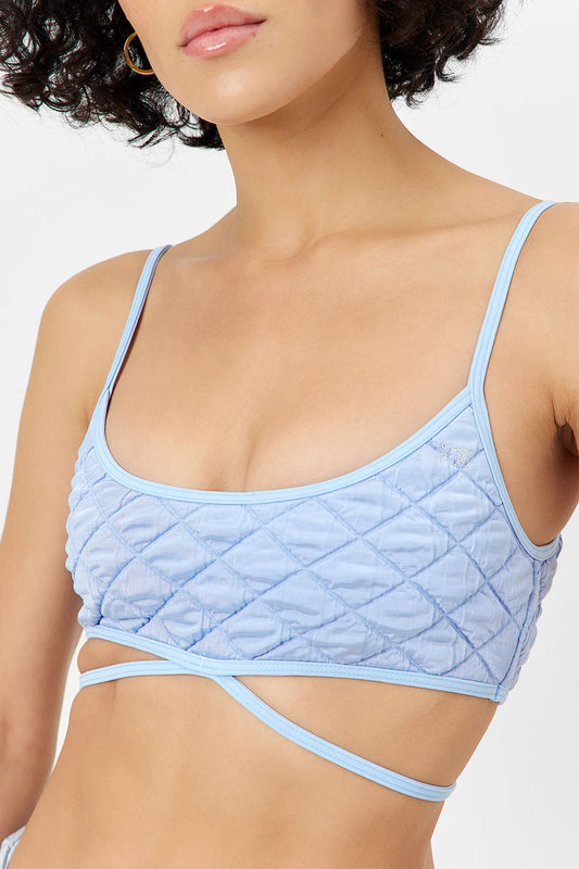 Product--Waco Bralette Bikini Top Baby Blue