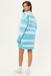 Zoe Blue Horizon Knit Cardigan Sweater