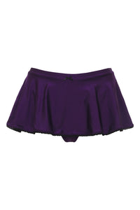 Izabella Shine Swim Skirt Bikini Bottom Candied Violet