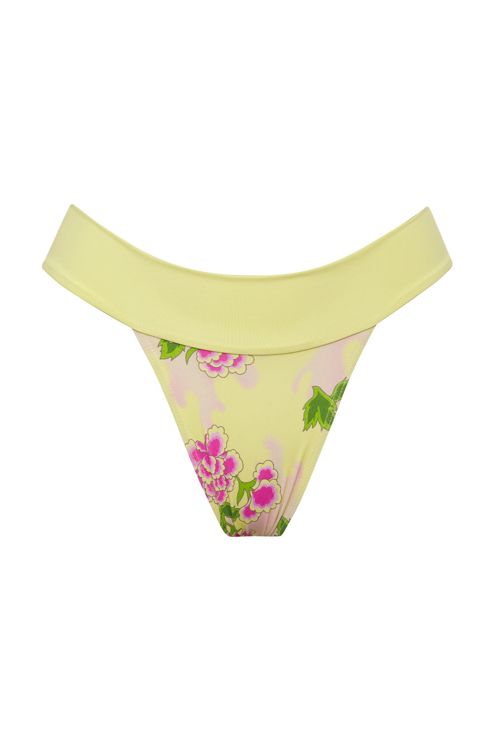 Nick Floral Cheeky Bikini Bottom - Mojito