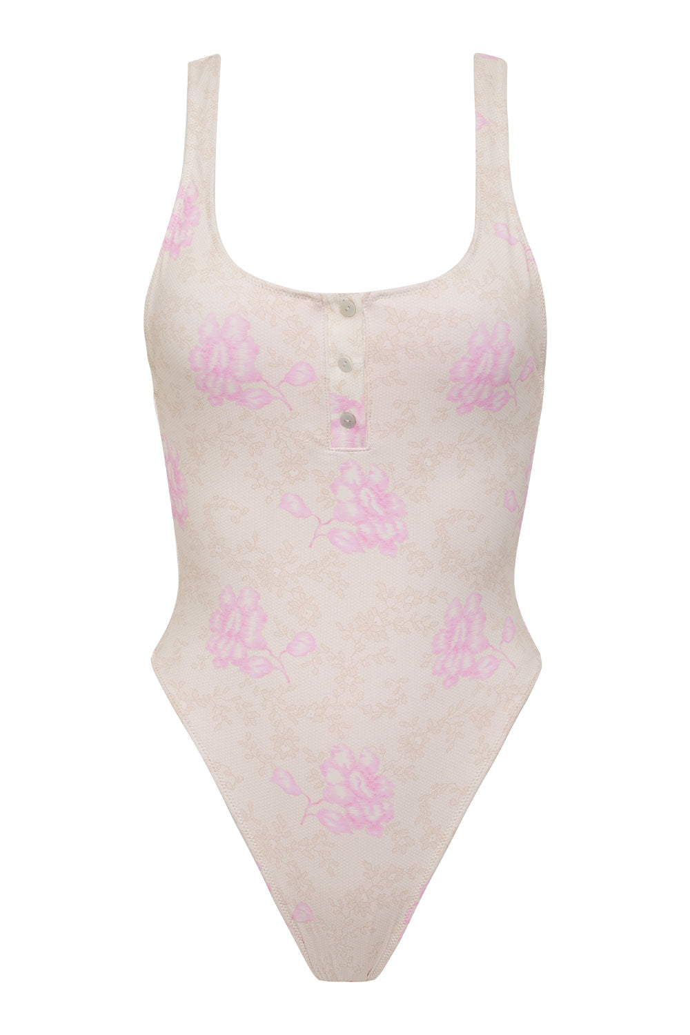x PAMELA ANDERSON Pacific Cheeky One Piece Swimsuit - Lace on the Beach