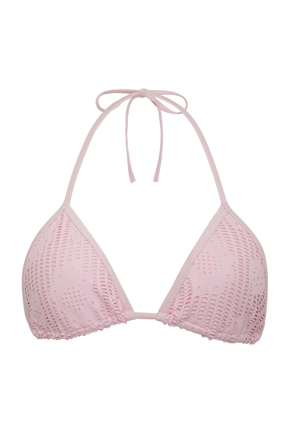 x PAMELA ANDERSON Zeus Triangle Bikini Top - Pink Dream