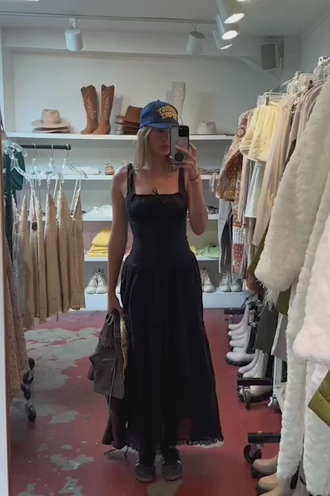 Theodora Lilac Rayon Ruffle Maxi Dress – Miss Circle